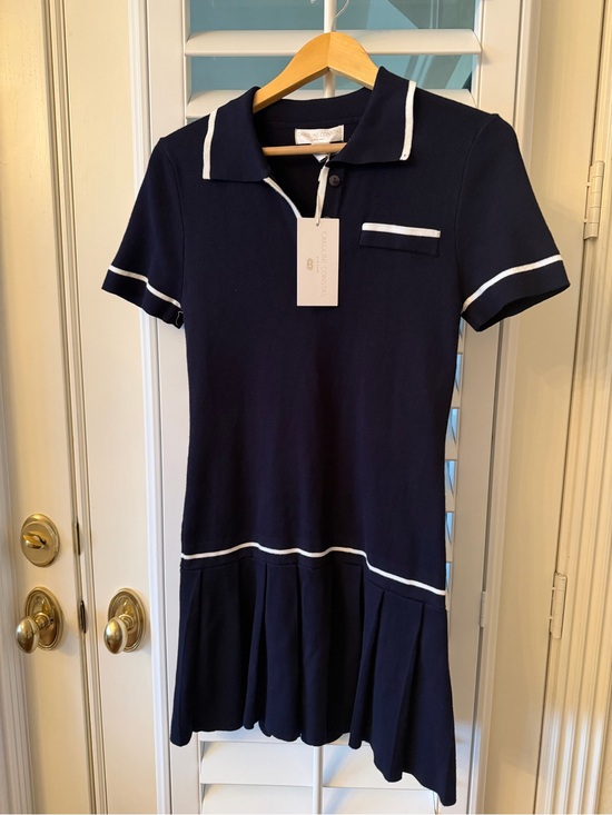Sea New York Dresses & Skirts - Sea New York Navy and White Knit Polo Dress